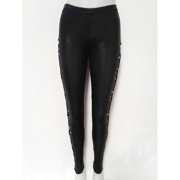 CHEEKY Legs - Size MEDIUM/LARGE - Junior/Women Super Sexy Cut and Weaved legging - Picture 3 of 7